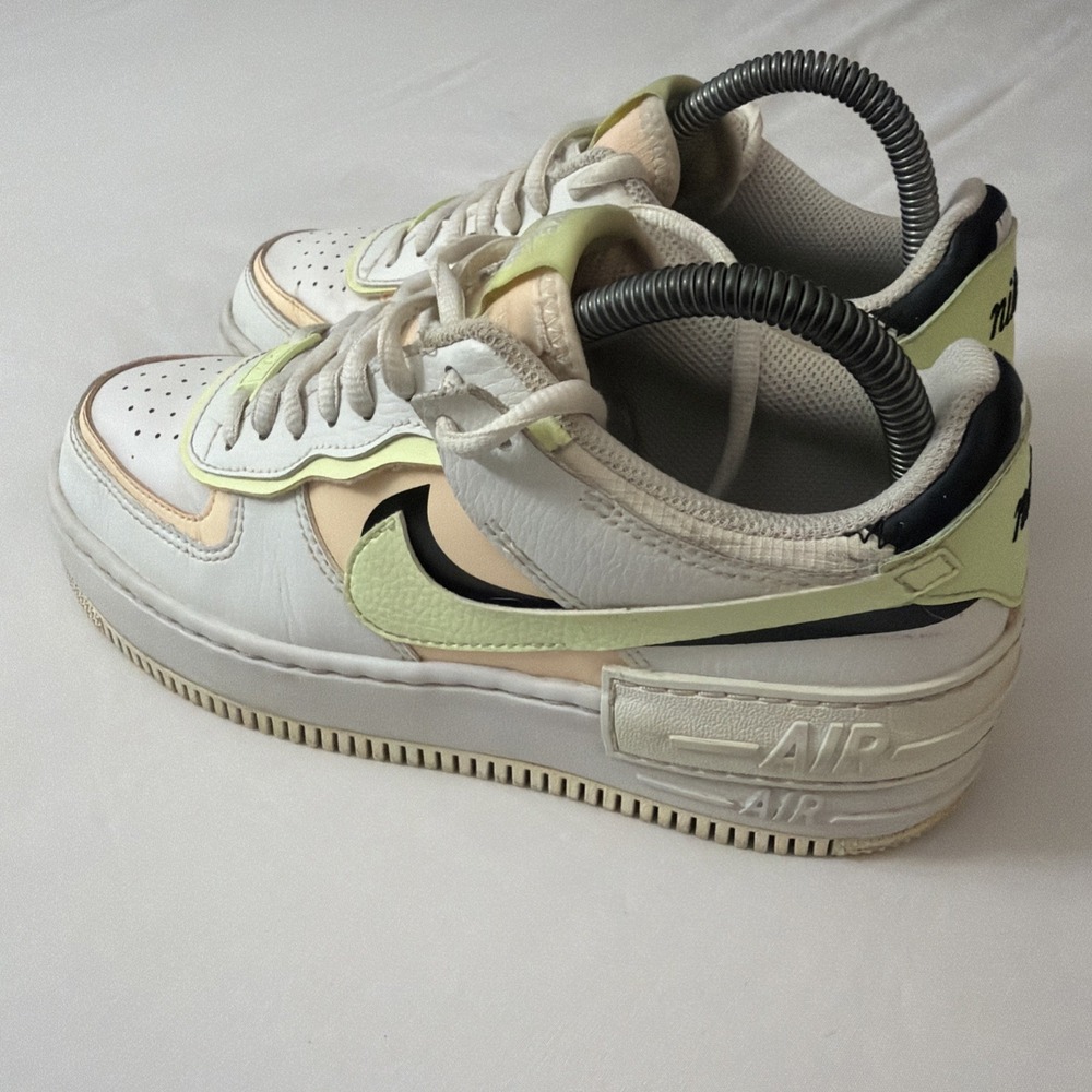 Nike Wmns Air Force 1 Shadow 'White Crimson Tint' CI0919-107 Shoes Size 7.5 Gym